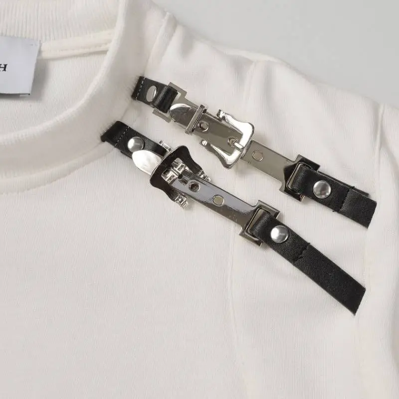 Short Sleeved Niche T Shirt-3