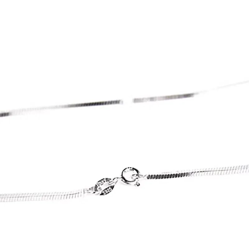 Silver Plated White Gold Necklace-3